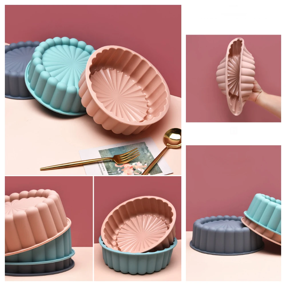 Круглая силиконовая форма для торта Charlotte выпечки с изображением клубники Мэри