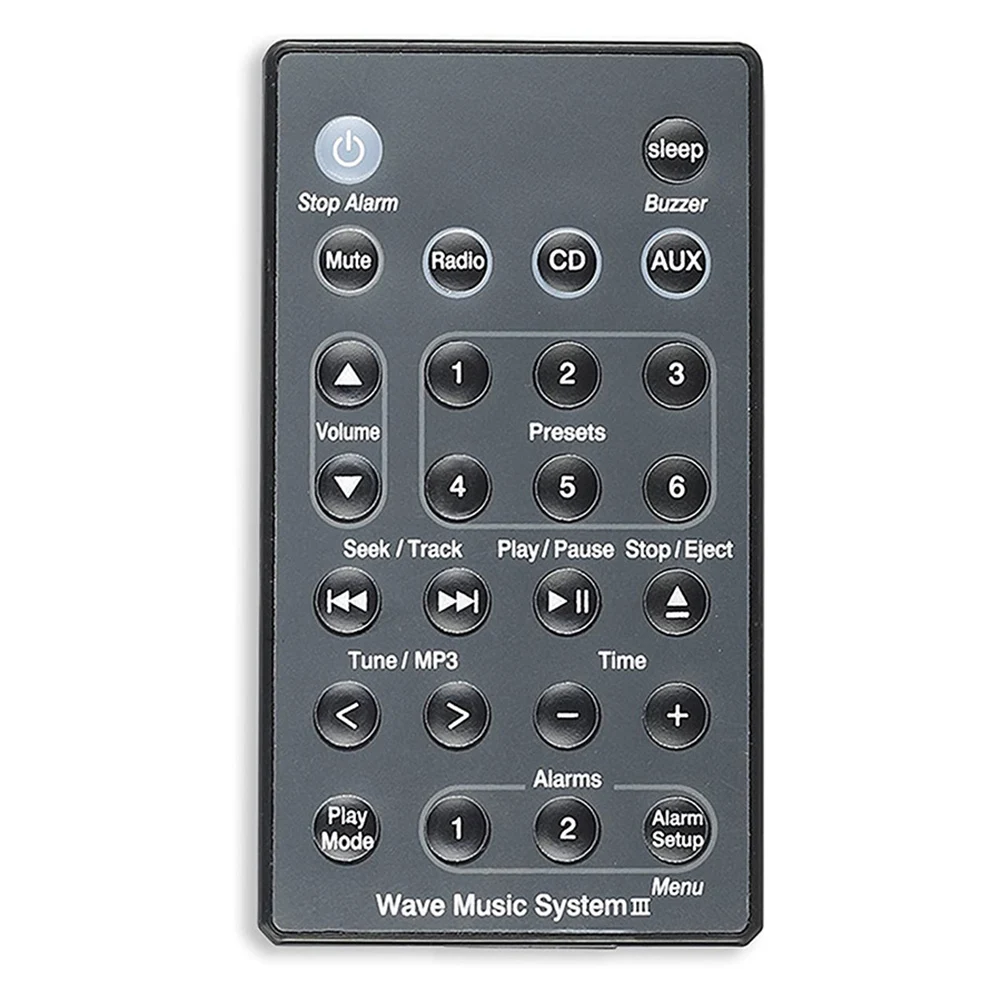 

Replacement Remote Control For Wave Music System AWRCC1/2/3/4 New Replacement For Boses Wave Music System III CD Remote Control