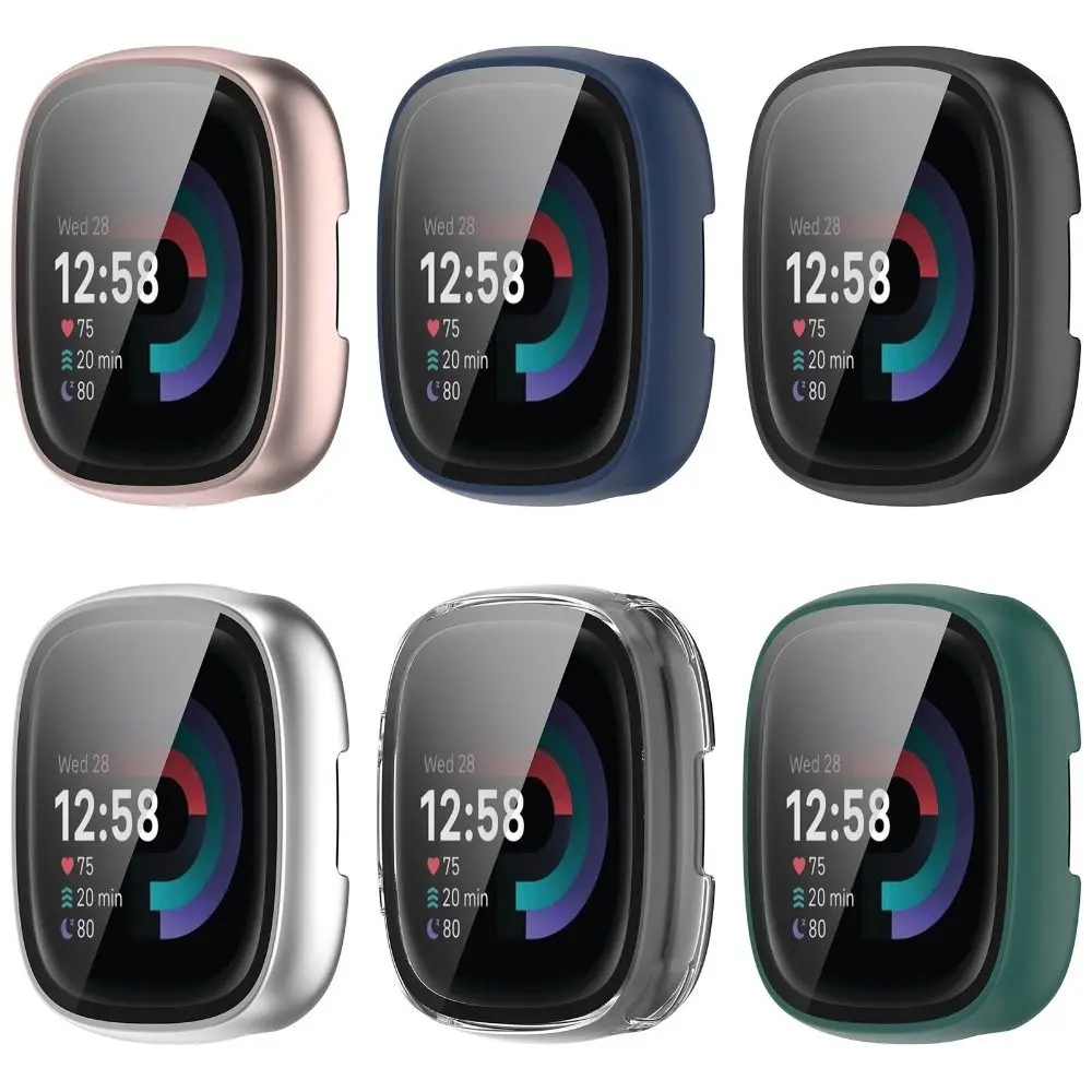 Аксессуары для умных часов Fitbit Versa 4 Sense 2 Новая защитная оболочка аксессуары из