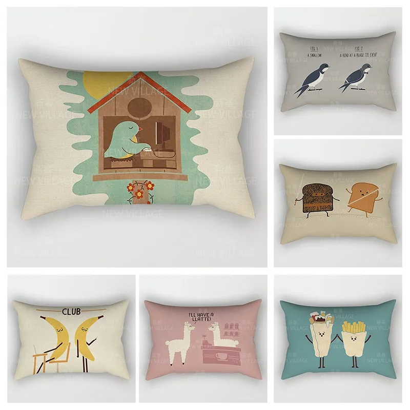 

Скандинавский осенний домашний декор 30*50, чехол для диванной подушки, чехол для дивана, чехол для дивана, 30x50 см, 40x60 40*60, бохо, винтажная манда...