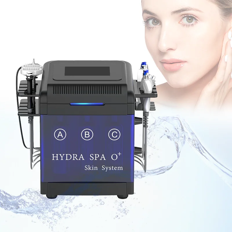 

Ultrasonic Hydra Dermabrasion Machine Facial Whitening Lifting Cold Hammer Skin Care Anti Aging SPA Device