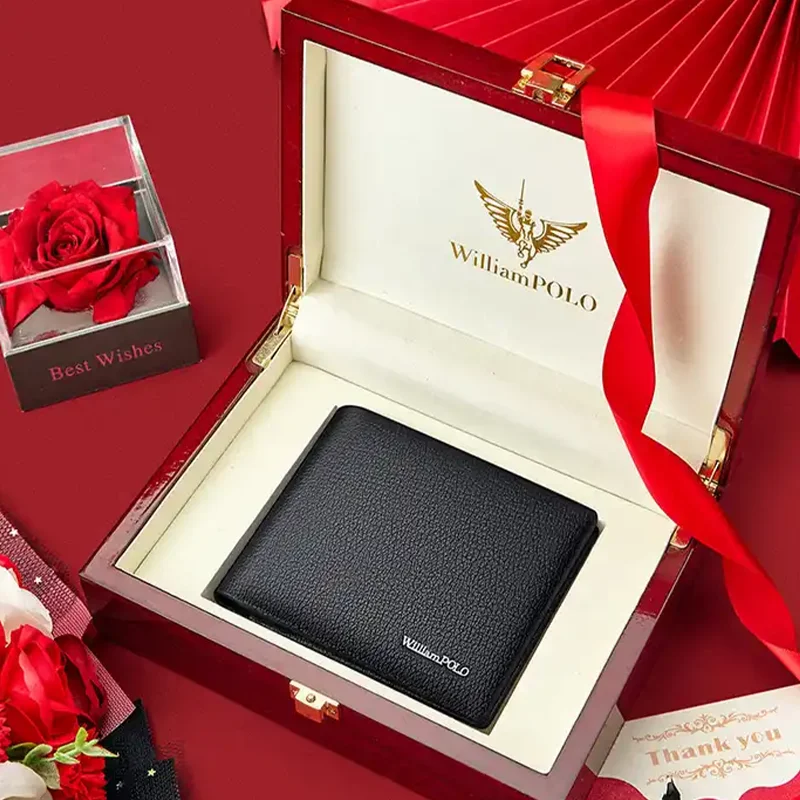 Рисунок 4 - Короткий кошелек из натуральной кожи для мужчин