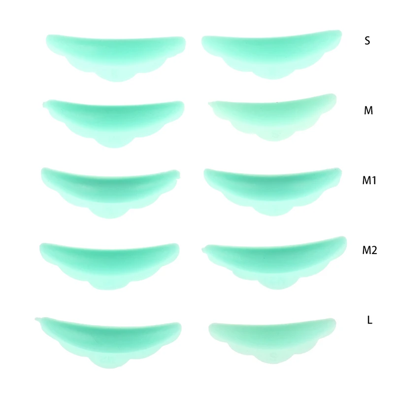 5 пар силиконовые бигуди для наращивания ресниц