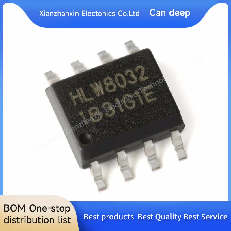 

10pcs/lot HLW8032 W8032 8032 SOP-8 High-precision energy metering IC