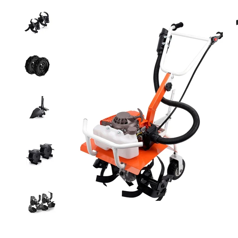 Двухтактный сельскохозяйственный садовый инструмент бензиновый поворотный