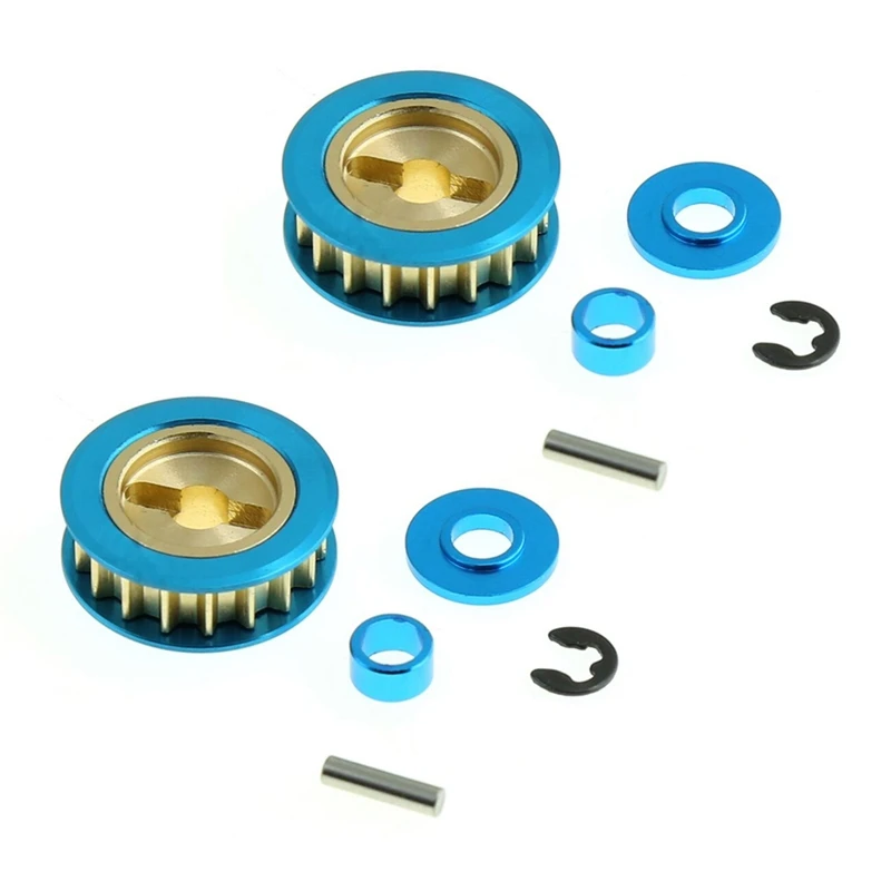 

2X Metal Pulley 18T 300054450 For Tamiya XV-01 XV01 TA06 1/10 RC Car Upgrades Parts Accessories