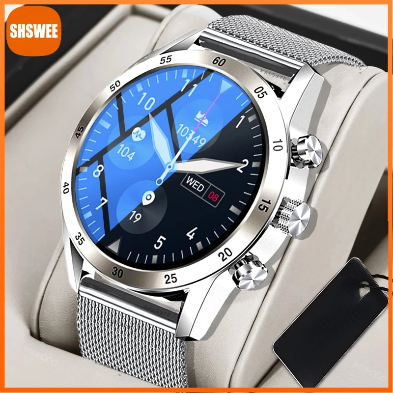 

Smart Watch Custom Dial Full Touch Screen Waterproof Smartwatch Sports Fitness Watch Men Android ios For Xiaomi Huawei