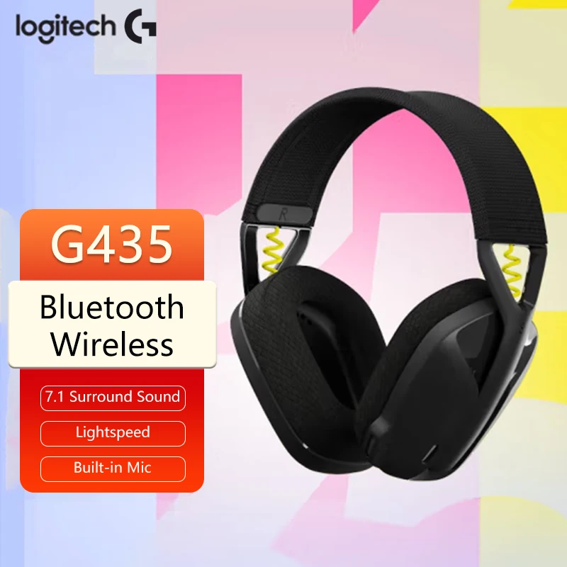 Беспроводная игровая гарнитура Logitech G435 LIGHTSPEED Bluetooth с ...