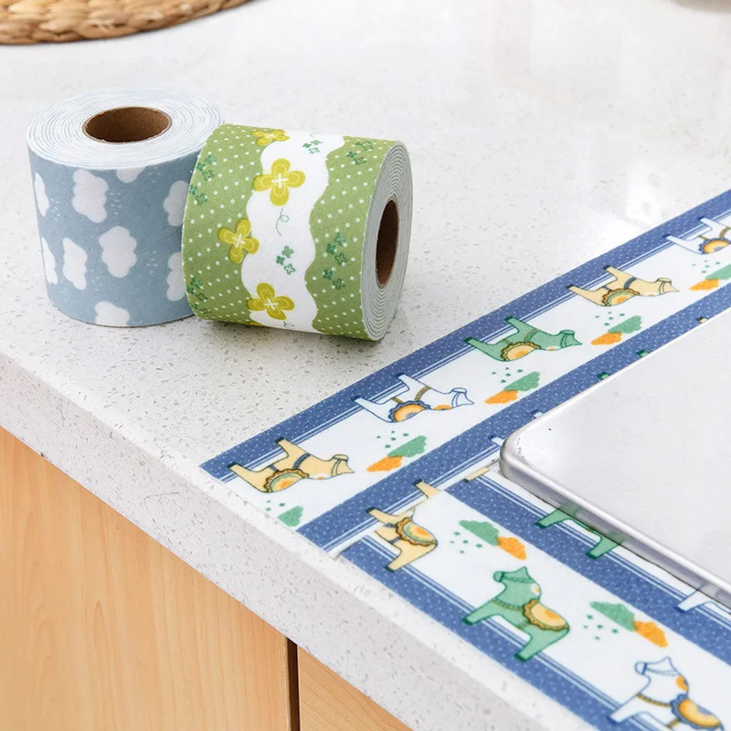 

Kitchen Waterproof Sticker Self-adhesive Sink Tape Window Glass Moisture-absorbing Sticker Bathroom Toilet Non-woven Fabric Tape