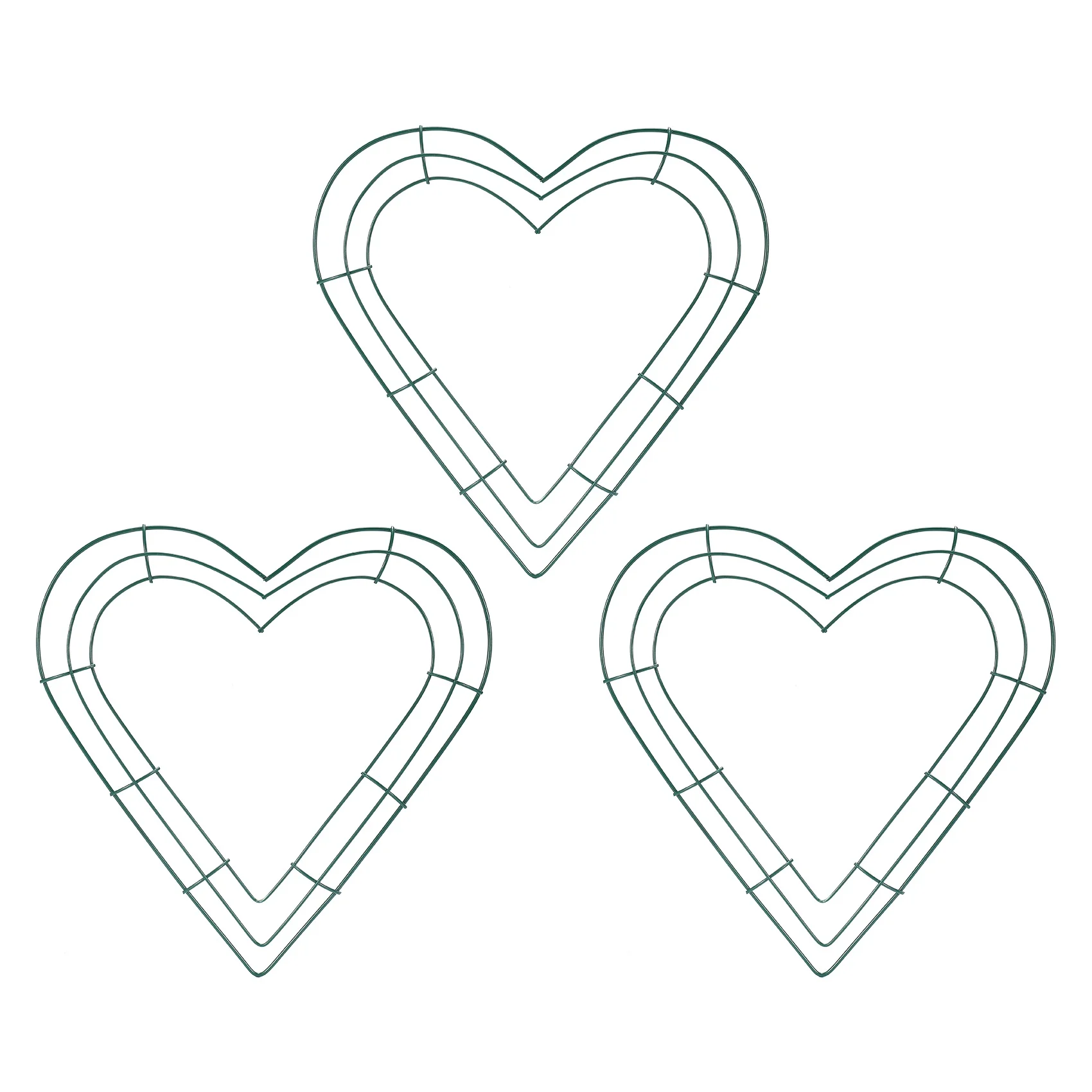 

Heart Wreath 12 Inch Heart-Shaped Wire Wreath