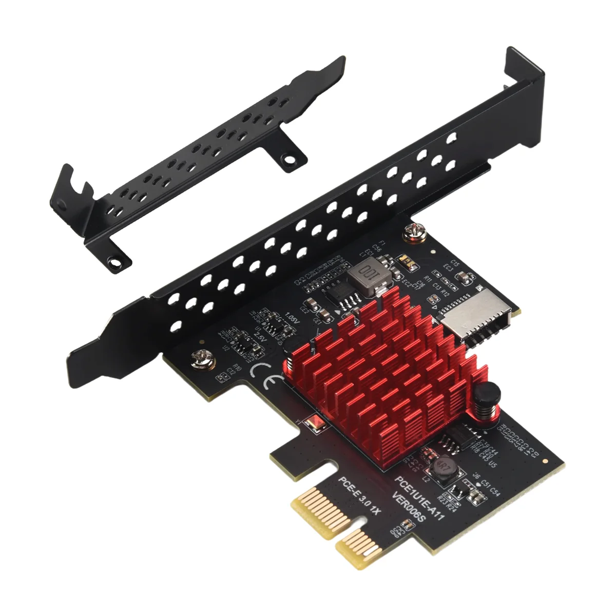 Карта расширения PCIE USB 3.1 GEN2 Type-E 10 Гбит/с PCI Express 3.0 1X–20-контактный разъем типа C на
