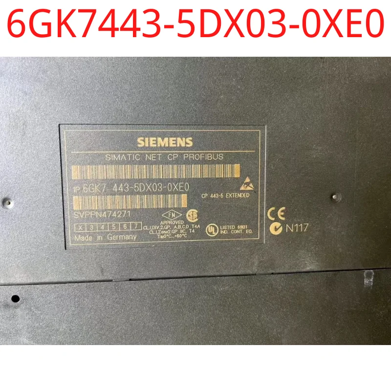 

used Siemens test ok real 6GK7443-5DX03-0XE0 SIMATIC NET, CP 443-5 EXTENDED COMMUNICATIONS PROCESSOR FOR CONNECTING SIMATIC S7-4