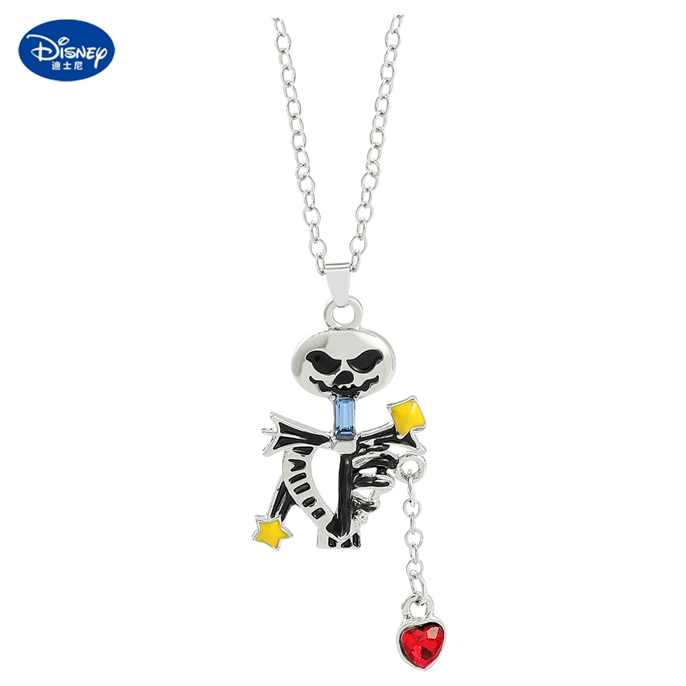 

Nightmare Before Christmas Jewelry Necklace Jack Skellington Accessories Pendant Necklace Disney Cute Charm Choker Jewellery