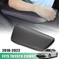 for toyota camry 2022 2021 2020 2019 2018 lhd car center console armrest cover leather armrest box cover for camry accessories
