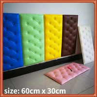 12pcs 3d wall sticker waterproof foam self adhesive living room bedroom children anti collision wallpaper decoration 60x30cm