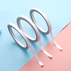 Двусторонний мощной клейкой ленты Бумага Двусторонний Скотч для монтажа крепежная панель липкий 10 мрулон