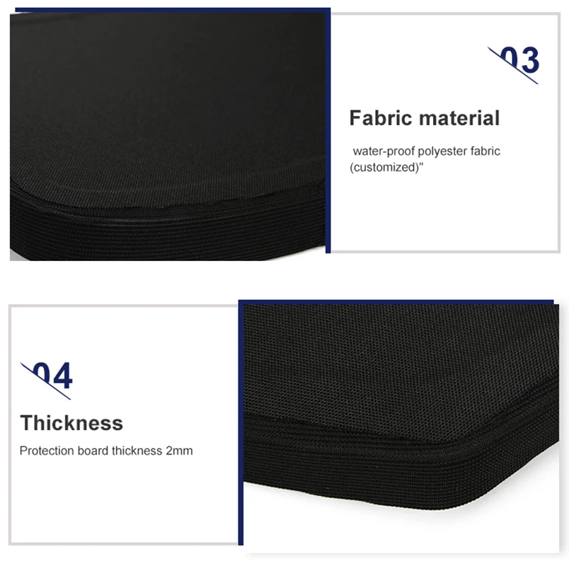 Pаспродажа Пуленепробиваемая пластина NIJ IV 10*12 дюймов, бронированная алюминиевая панель, Баллистические керамические жилетные пластины, пуленепробив...