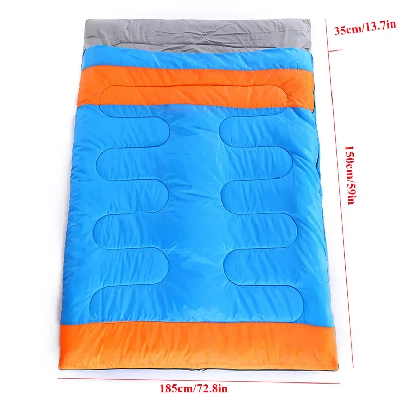 4 в 1 пара спальных мешков для взрослых конверте стиль отдыха на природе кемпинга