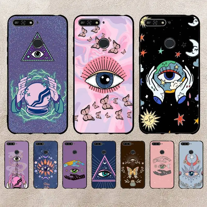 

Lucky Eye Blue Evil Eye Print Phone Case For Xiaomi 11 10 12Spro A2 A2lite A1 9 9SE 8Lite 8explorer F1 Poco 12S Ultra Cove
