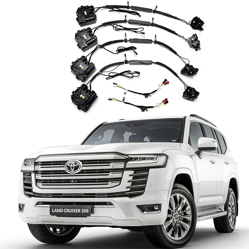 

Для Toyota Land Cruiser 300, электрическая всасывающая дверь, переоборудованные автоматические замки, автомобильные аксессуары, интеллект LC300, мягкое закрытие