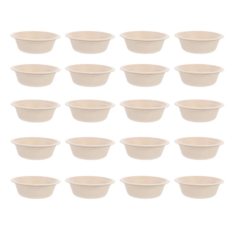 

Bowls Paper Food Soup Containers Disposable Container Storage Kraft Hot Bowl Cup Cream Box Lunch Prep Small Cups Meal Ice Take