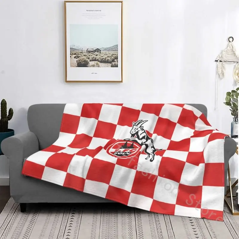 

60x80 Inch FC Köln Home Textile Luxury Adult Gift Warm Lightweight Blanket Printed Soft Thermal Blanket Boy Girl Blanket 1