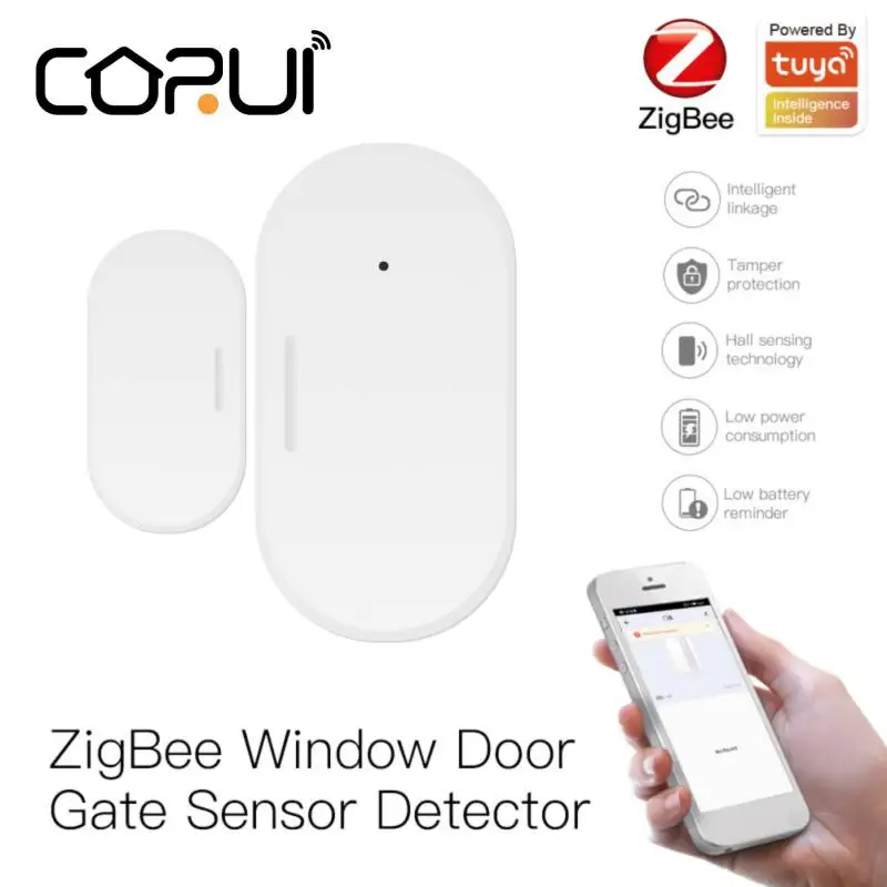 

Умные аксессуары ZigBee Tuya, умный детектор окон и дверей, умное приложение