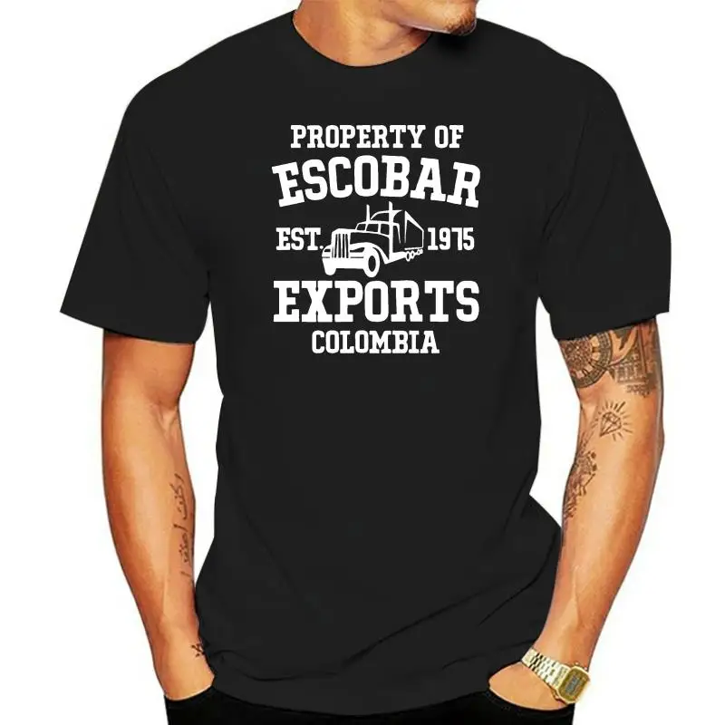 

Men T Shirt Mens Tee Pablo Escobar Plata O Plomo Export Colombia Black Cool Casual pride t shirt men Unisex New Fashion tshirt