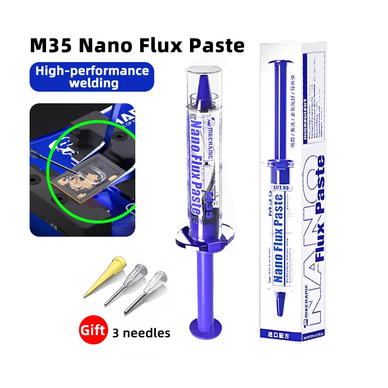 

MECHANIC M35 Нано-флюсовая паста для ремонта чипов 3 шт.