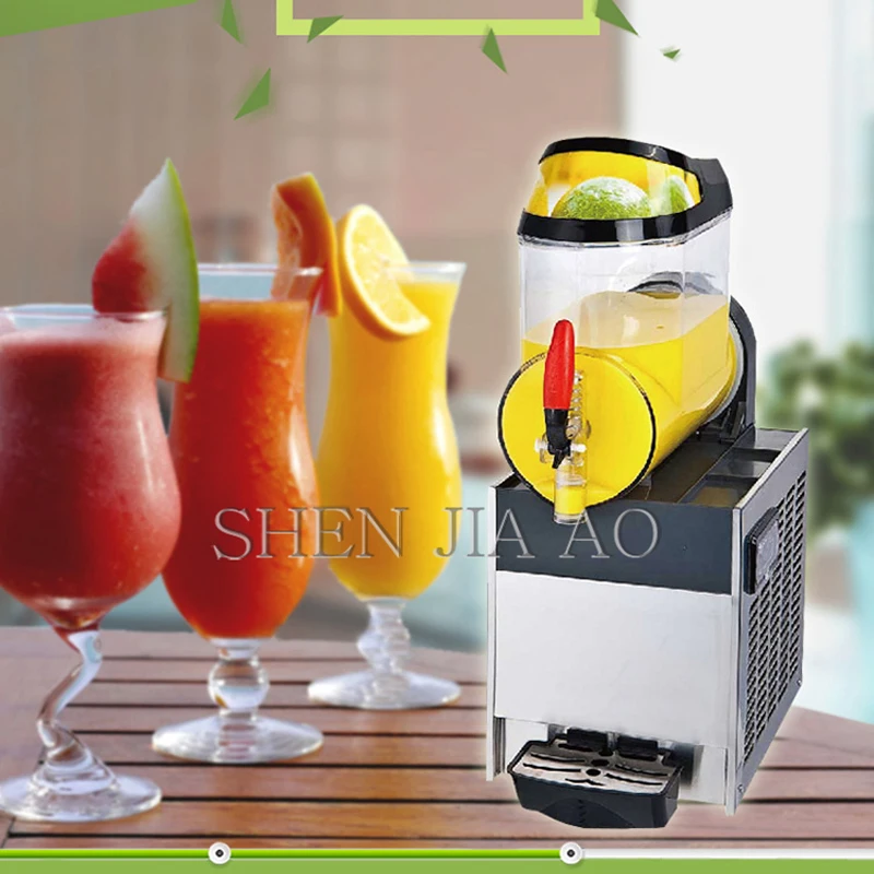 

Single Cylinder Slush Machines Snow Melting Machine 110V/220v Ice Slusher Cold Drink Dispenser Smoothie Machine XRJ10Lx1 1pc