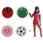 Милые деревянные принты в виде животных, игрушки йойо, божья коровка, игрушки для детей, йо-йо, креативные игрушки для детей, 5 см, деревянный мяч Йо-Йо