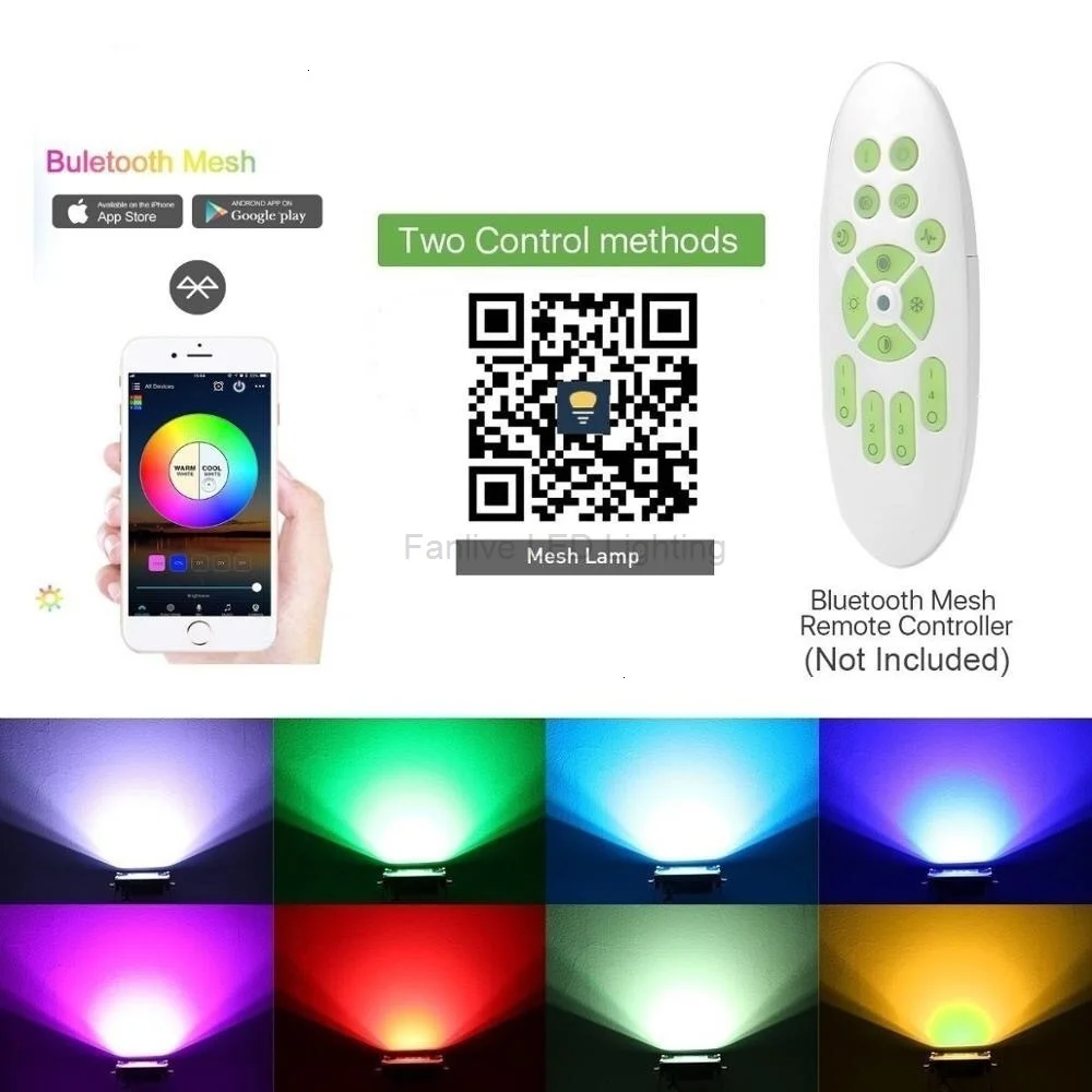 4 шт./лот светодиодный прожектор RGBW 30 Вт 220 В приложение дистанционное управление