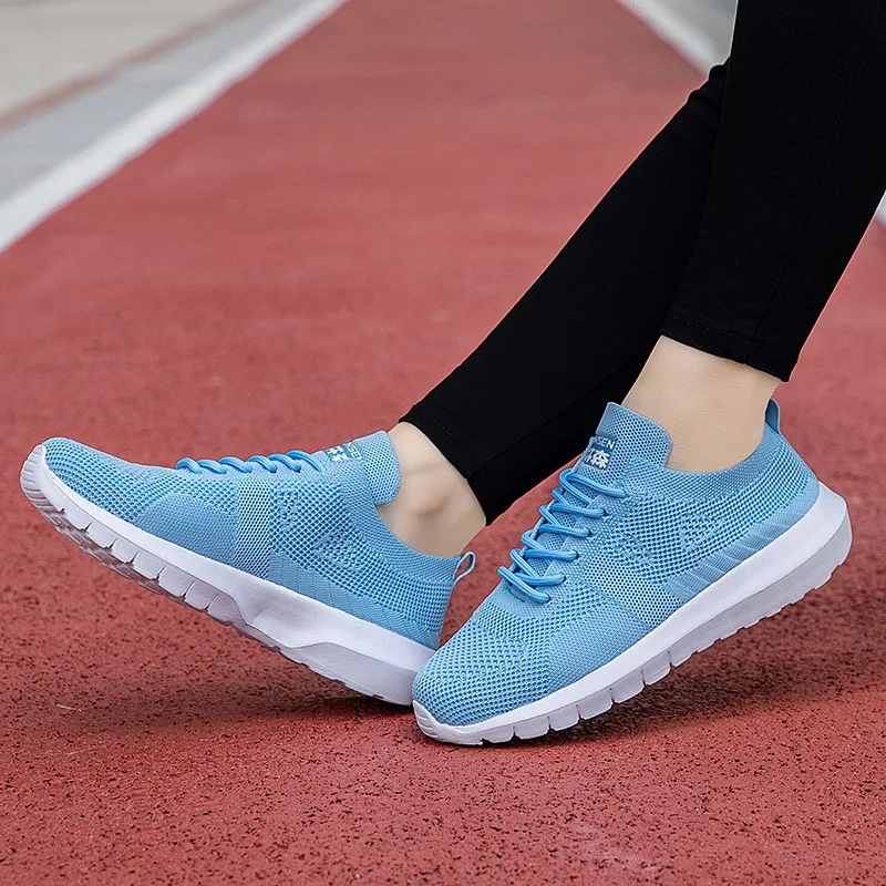 Летние женские повседневные кроссовки на плоской подошве спортивная обувь с