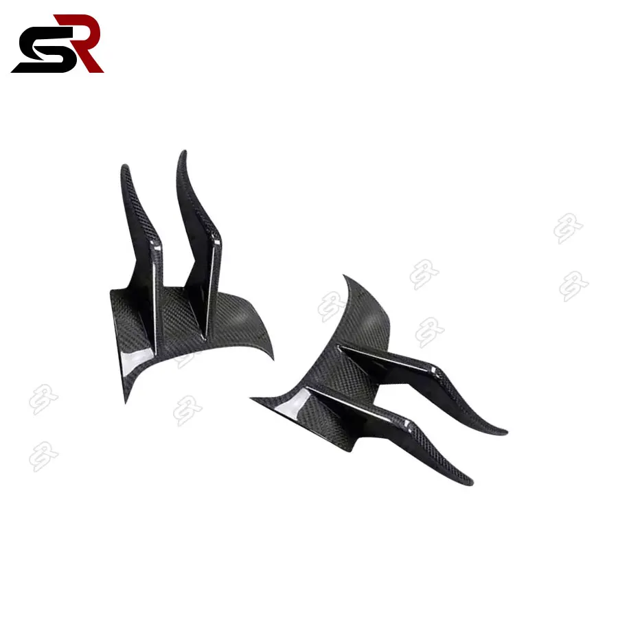 Для Mercedes-Benz AMG GT-R 2016-2019 передний бампер из углеродного волокна вентиляционные