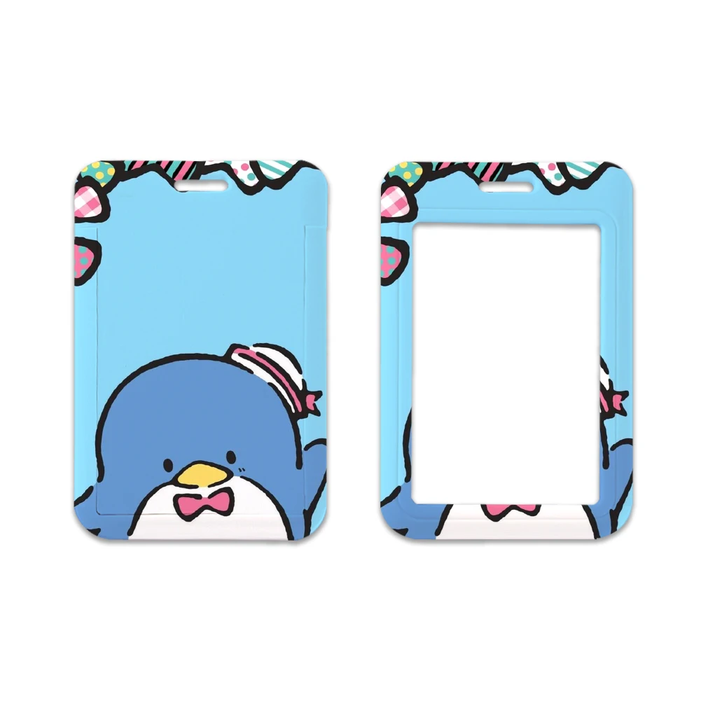 W Sanrio смокинг Sam раздвижная карточка фотошнурок ID держатель значок для автобуса