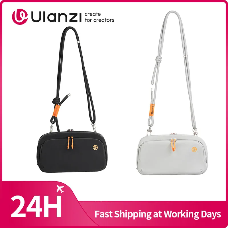 Фото ​ Ulanzi YY08 TechLite Sling Портативная сумка через плечо для смартфона Мини-микрофон Экшн-камера для путешествий на открытом воздухе №1
