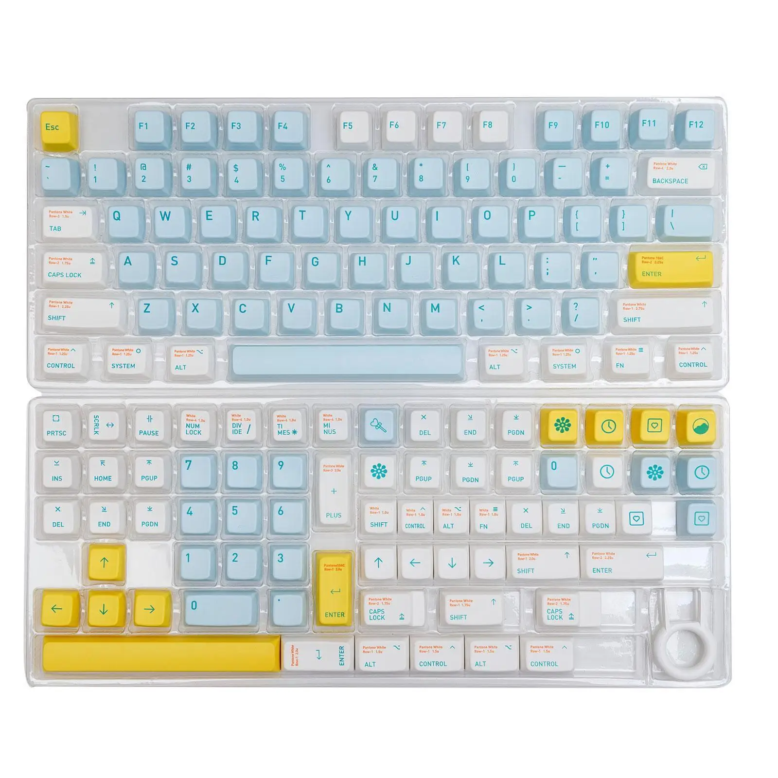141 Keys PBT Keycaps Mechanical Keyboard Shallow Dream Theme DYE-SUB MDA Profile Keycaps For Gateron MX Switches Cus U5C9