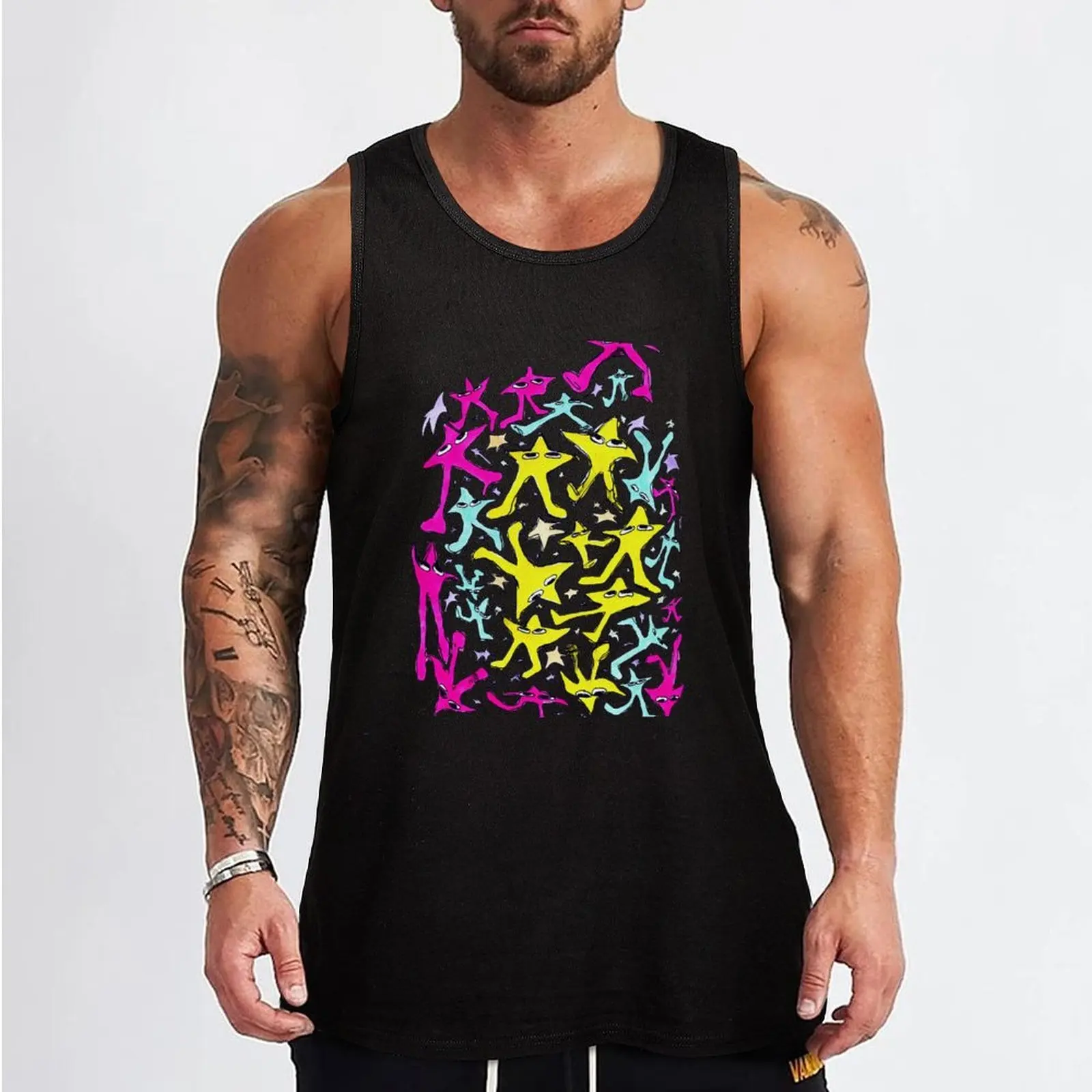 Фото Оригинальная майка Starwalker Tank Top Daily Casual, свободного кроя, без рукавов, летняя. №2