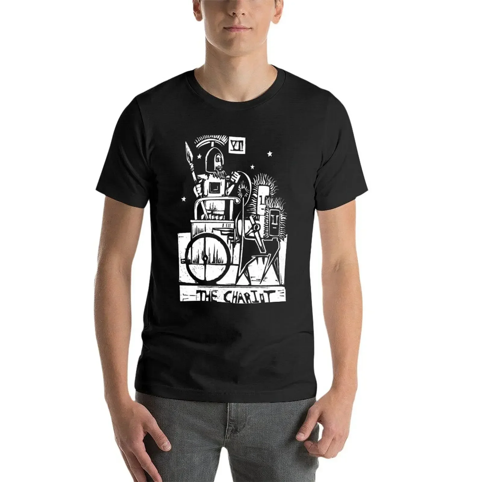 Колесница - карты Таро футболка Major Arcana летний топ мужская одежда большого