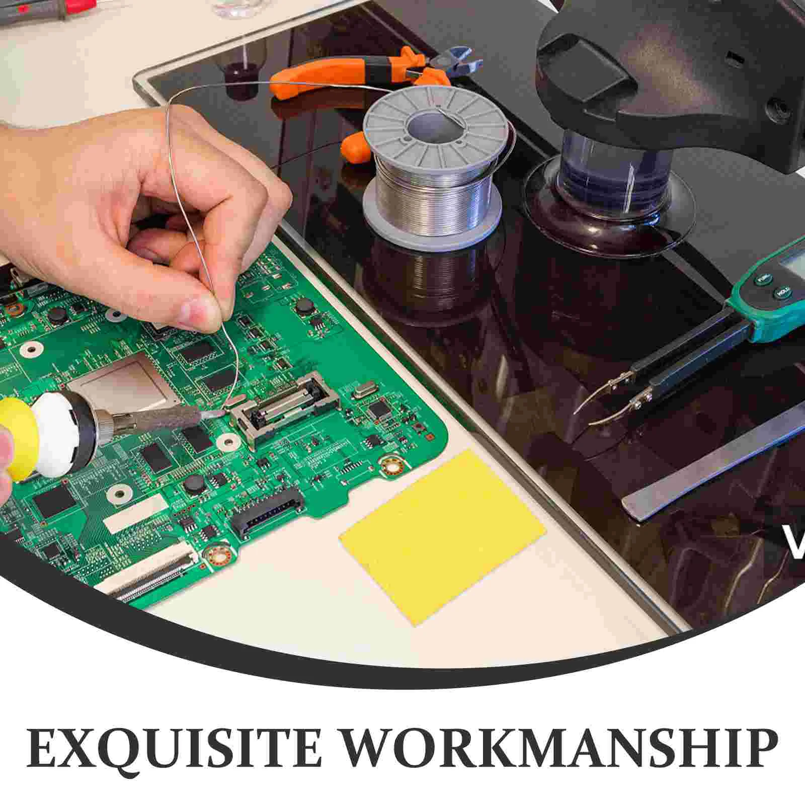 Термостойкая паяльная губка - 100 шт. для чистки пайки со сменными чистящими