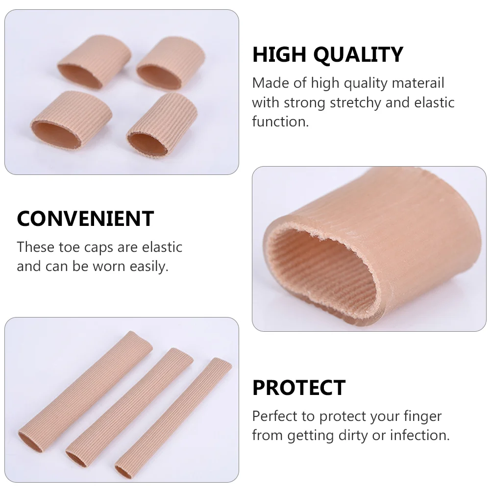 

Finger Cuticle Protection Toe Caps Split Cover Useful Protective Sleeve Case Foam