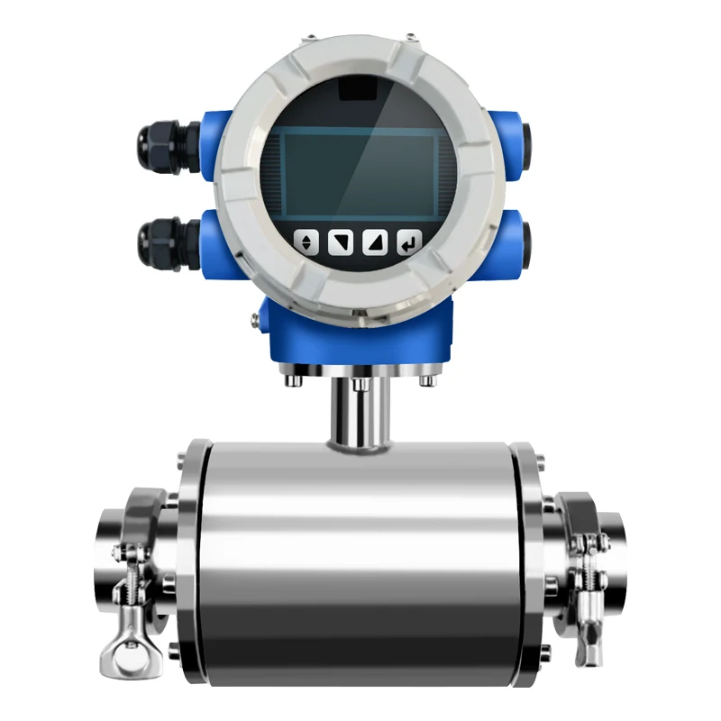 Гигиенический электромагнитный расходомер из нержавеющей стали с тройным