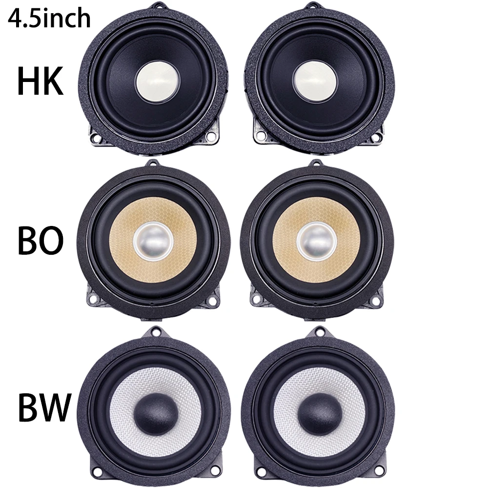 4.5 Inch Midrange Speaker Upgrade For BMW F10 F11 F30 F32 F34 F01 F02 E90 E60 3 5 7 Series Car Dashboard High Quality Audio