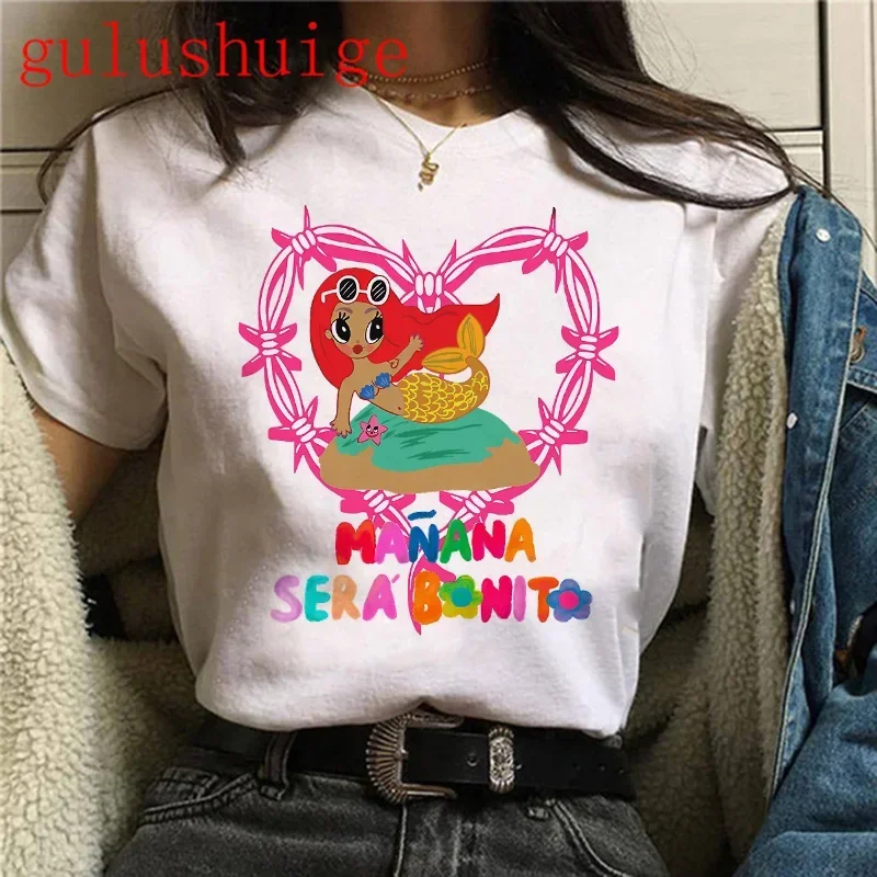 Женская футболка с коротким рукавом круглым вырезом и графическим принтом