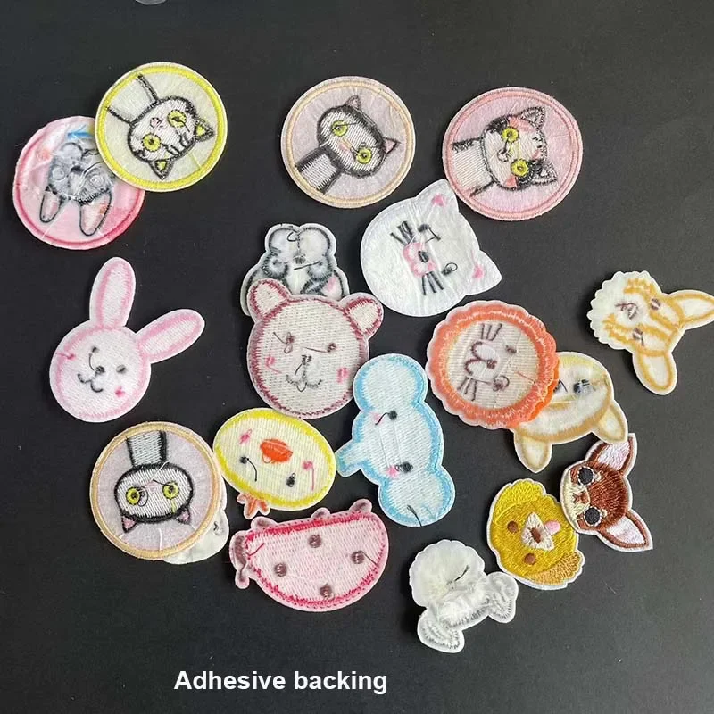 Экологичные вышитые нашивки ручной работы с животными стиль глажки для одежды