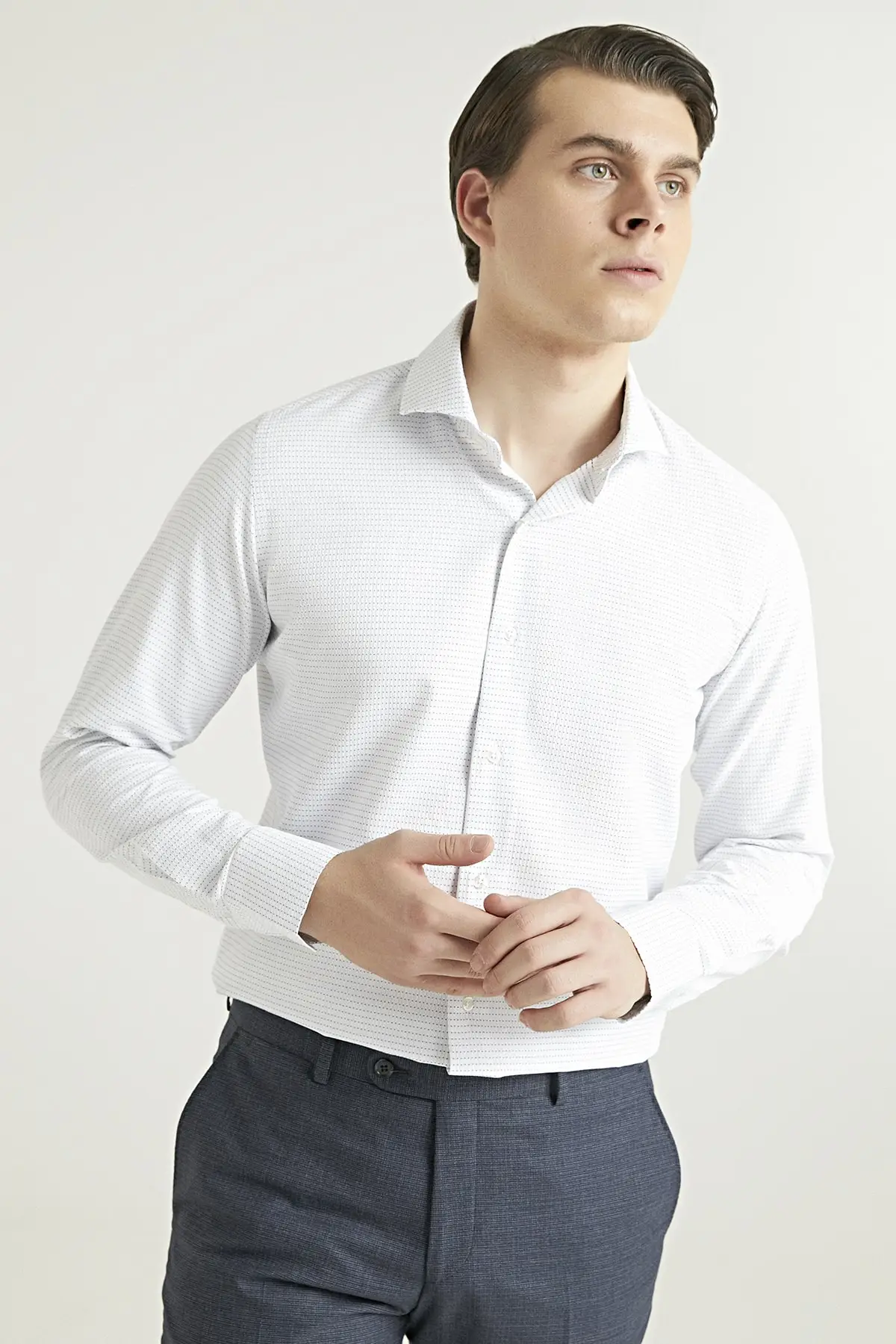 

DS Groom Shirt (Slim Fit) White Color