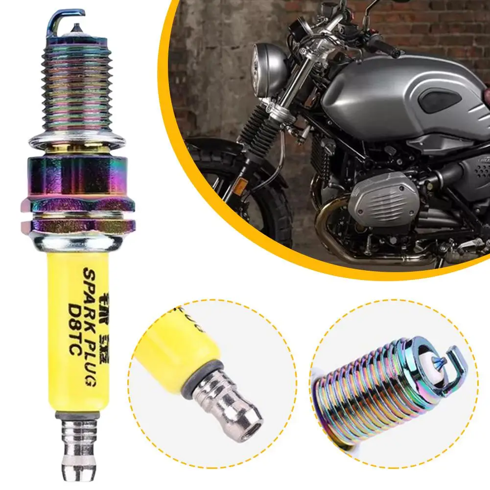 1 шт. Свеча зажигания для мотоцикла D8TC вертикального двигателя серии CG 125cc 150cc 200cc