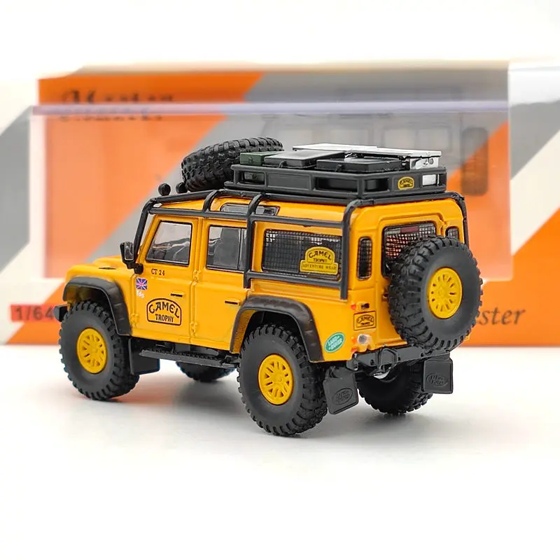 Мастер 1:64 л ~ R Defender 110 Camel Cup коллекция литье под давлением игрушки модели