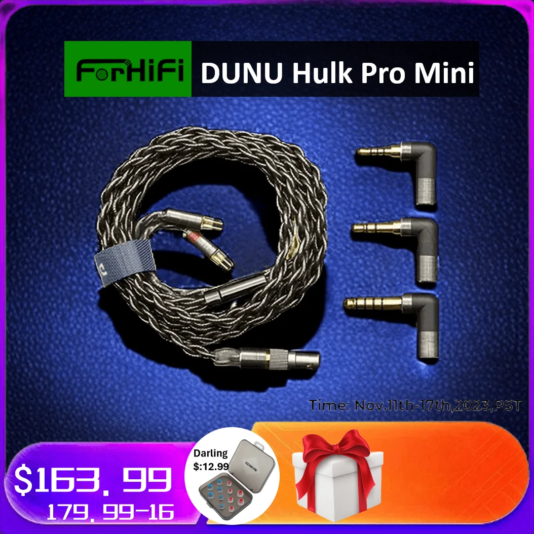 

DUNU Hulk Pro Mini SA6 Ultra Original Earphone Cable 2.5/3.5/4.4 - 0.78 2Pin / MMCX