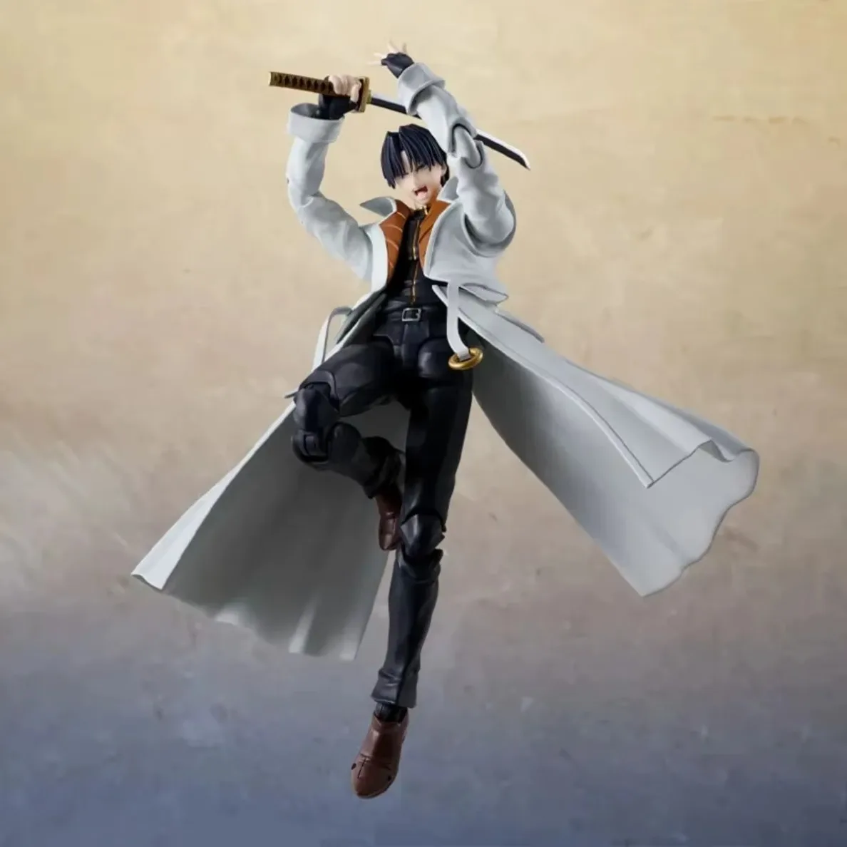 Фото Оригинальный набор для сборки модели аниме-фигурки Bandai SHF Shinomori Aoshi Rurouni Kenshin - коллекционный подарок для мальчиков и девочек №5